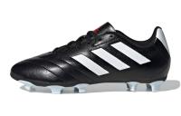 Adidas Goletto 7 VII Твердый Грунт Бутсы K FG Anti KICK Амортизация Низкие Детские Футбольные Бутсы Черный Белый