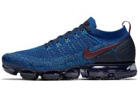 Nike VaporMax Flyknit 2 Low Топ Беговые кроссовки Мужской Морской синий