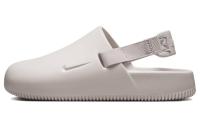 Nike Calm Mule Резиновая подошва Противоскользящие домашние тапочки Женские Бежево-розовые