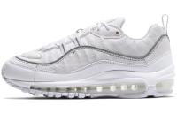 Nike Air Max 98 Амортизация Устойчивость к истиранию Легкий Низкий Верх Повседневные Беговые Кроссовки Женские Белые