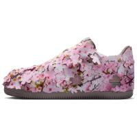 Nike Air Force 1 Скейтборд Кроссовки Мужские Серый Розовый