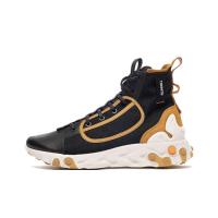 Nike React Ianga Амортизация Противоскользящие Дышащие Легкие Высокие Беговые Кроссовки Унисекс Черный Желтый Оранжевый