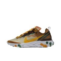 Nike React Element 87 Ткань Амортизация Легкий Низкий Топ Повседневные Беговые Кроссовки Унисекс Оранжевый