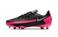 Nike Phantom GT ACADEMY MG GS Low Детские футбольные бутсы Черные Розовые