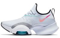 Nike SuperRep Air Zoom Амортизация Противоскользящие Низкие Кроссовки для тренировок Женские Белые Синие Красные