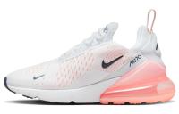 Nike Air Max 270 ESS Сетчатая ткань Текстиль Амортизация Низкий Топ Повседневная обувь Женская Белый Розовый