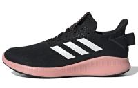 Adidas SenseBounce+ Уличная низкая беговая обувь для женщин черный розовый