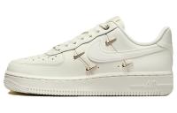 Nike Air Force 1 Мини Золотой Спилок Коровья Кожа Устойчивая к Износу Низкие Кроссовки для Скейтбординга Женские