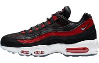 Nike Air Max 95 Текстиль Кожа Низкие Беговые Кроссовки Мужские Черные Красные