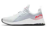 Nike Air Max Bella Сетка Текстиль Синтетическая кожа Низкие кроссовки для тренировок Женские Белый Серый Красный