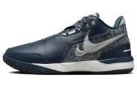 Nike LeBron NXXT Gen AMPD Armoury Темно-синий Синий Низкие Баскетбольные Кроссовки Мужские Сине-зеленый
