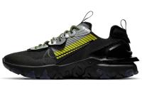 Nike React Vision Сетка Амортизация Противоскользящие Низкие Повседневные Беговые Кроссовки Мужские Черные