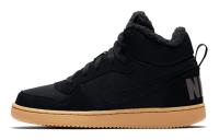 Nike Court Borough MID WNTR Синтетическая кожа противоскользящая устойчивая к истиранию термический верх
