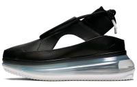Nike Air Max 720 Кожа Низкий Верх Повседневная Обувь Женская Черная