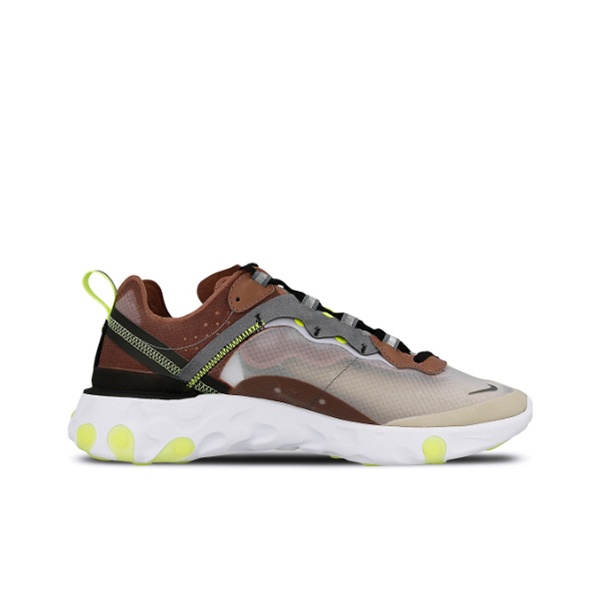 Nike React Element 87 Сетка Текстиль Синтетическая кожа Амортизация Противоскользящий Устойчивый к истиранию Легкий