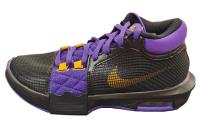 Nike Witness 8 LeBron MID Баскетбольные кроссовки Мужские Черные Фиолетовые