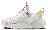 Nike Air Huarache Износостойкие Дышащие Легкие Низкие Беговые Кроссовки Женские Белые Розовые Зеленые