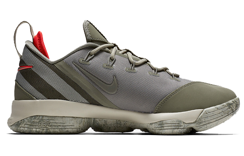 Nike Lebron 14 Low 'Темный Stucco' Lebron 14 Кружево Вверх Нескользящие Легкие Низкие Баскетбольные Кроссовки для Игры