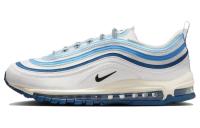 Nike Air Max 97 Амортизация Износостойкие Низкие Кроссовки для Бега Мужские Синие Белые