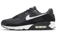 Nike Air Max 90 Vintage Устойчивые к истиранию Низкие Повседневные Беговые Кроссовки Унисекс Железо Серый Черный