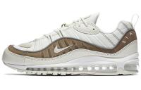 Nike Air Max 98 Комфортные Легкие Низкие Беговые Кроссовки Мужские Белые