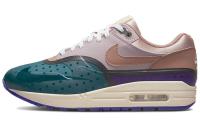 Nike Air Max 1 Кожа Низкие Кроссовки для Бега Женские Зеленые Розовые