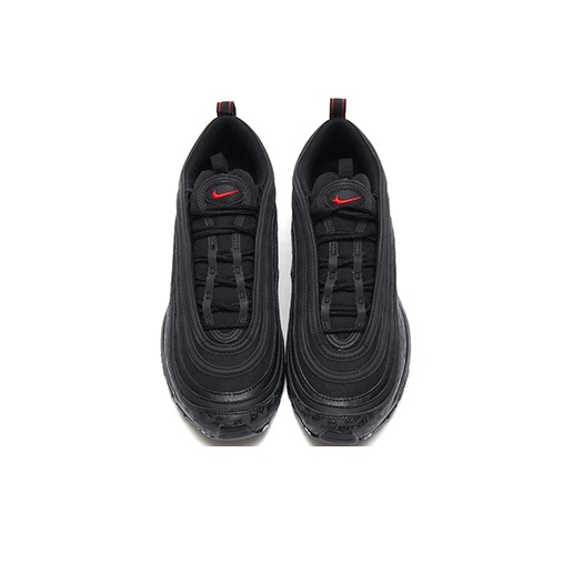 Nike Air Max 97 Сетка Кожа Низкий Верх Воздушная Подушка Марафон Беговые Кроссовки Мужские Черные