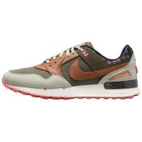 Nike Air Pegasus 89 Противоскользящая Устойчивая к истиранию Низкая Обувь для гольфа Унисекс Зеленый Коричневый