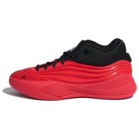 Adidas Dame 10 Противоскользящие Устойчивые к истиранию Низкие Баскетбольные кроссовки Мужские Красные
