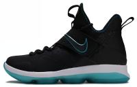 Nike Lebron 14 Красная ковровая баскетбольная обувь для игры Амортизация Противоскользящий MID Верх