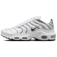 Nike Air Max Plus Дышащая Поддержка Низкий Верх Повседневные Беговые Кроссовки Женские Белый Серебряный