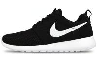 Nike Roshe One Амортизация Противоскользящая Дышащая Низкий Верх ТРЕНИРОВОЧНАЯ БЕГОВАЯ Обувь Мужская Черный Белый