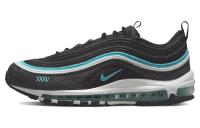 Nike Air Max 97 Устойчивые к истиранию Низкие Кроссовки с воздушной подушкой для бега Мужские Черные Синие
