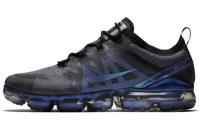 Nike VaporMax 2019 Устойчивые к истиранию Низкие Кроссовки для бега с воздушной подушкой Мужские Черные Синие