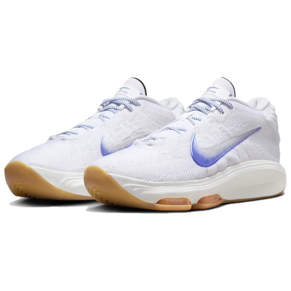 Nike GT Hustle 3 'Blueprint' Амортизация Устойчивый к истиранию Дышащие Низкие Баскетбольные кроссовки Мужские Белые
