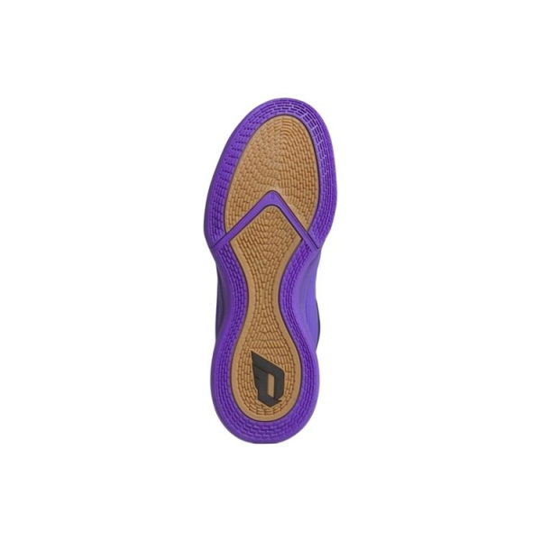 Adidas Dame 10 Противоскользящие Устойчивые к истиранию Низкие Баскетбольные Кроссовки Мужские Фиолетовые Черные