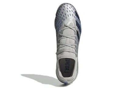 Adidas Predator Freak .3 TF Шипы Твердый грунт Искусственный шипы Баланс Футбольные бутсы Мужские Серебристо-серый