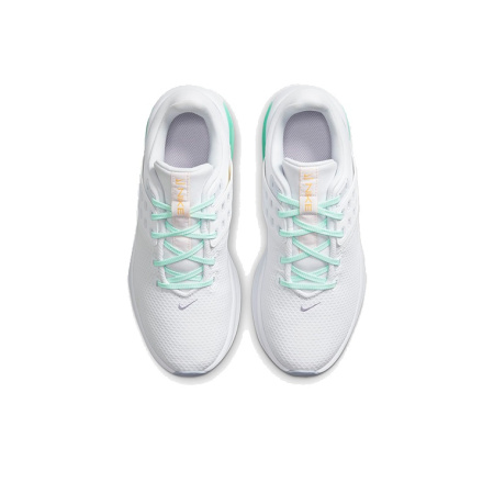 Nike Air Max Bella Сетка Текстиль Синтетическая кожа Низкие кроссовки для тренировок Женские Белые Зеленые