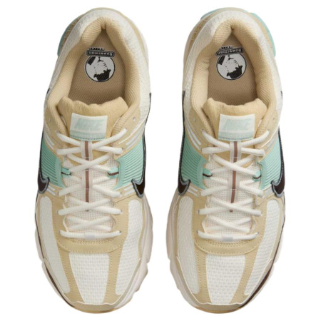 Nike Vomero 5 противоскользящие устойчивые к истиранию низкие беговые кроссовки унисекс бежево-коричневые