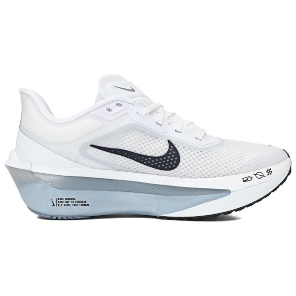 Nike Zoom Fly 6 Устойчивые к истиранию низкие беговые кроссовки для женщин белые
