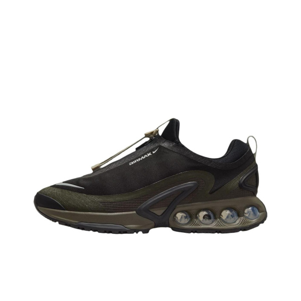 Nike Air Max DN Резина Повседневные Беговые Кроссовки Унисекс Черный Зеленый