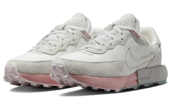 Nike Fontanka Waffle Удобные Низкие Повседневные Беговые Кроссовки Женские Серые