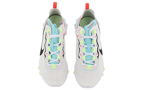 Nike React Element 55 Ткань Амортизация Противоскользящие Устойчивые к истиранию Низкий Топ Беговые кроссовки Женские