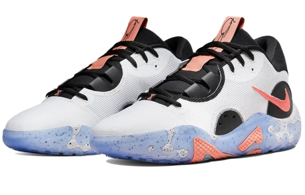 Nike PG 6 EP Павл Джордж Низкие кроссовки для баскетбола React унисекс белая черная азиатская версия