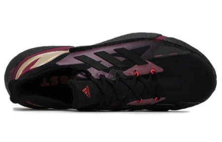 Adidas X9000l4 Ткань Противоскользящая Устойчивая к износу Низкие Беговые кроссовки Женские Черные Фиолетовые