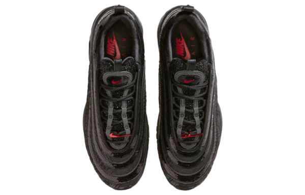 Nike Air Max 97 Сетка Текстиль Синтетическая кожа Низкий верх Воздушная подушка Повседневные беговые кроссовки Женские