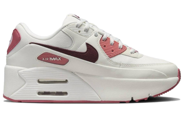 Nike Air Max 90 Low Топ Повседневная обувь Женская Белый Розовый