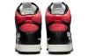 Nike Dunk High 'Fitness Red' Удобные высокие кроссовки для скейтбординга унисекс черные красные