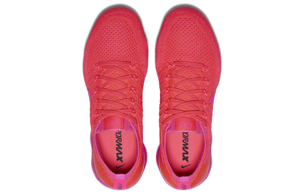 Nike Air Vapormax Ткань Низкие Кроссовки для Бега с Воздушной Подушкой Женские Лазерный Красный