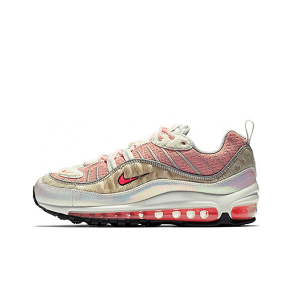 Nike Air Max 98 Low Топ Амортизирующие Повседневные Беговые Кроссовки Женские Розовые